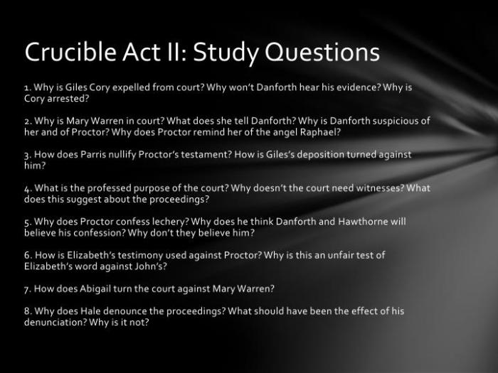 The crucible act three study guide