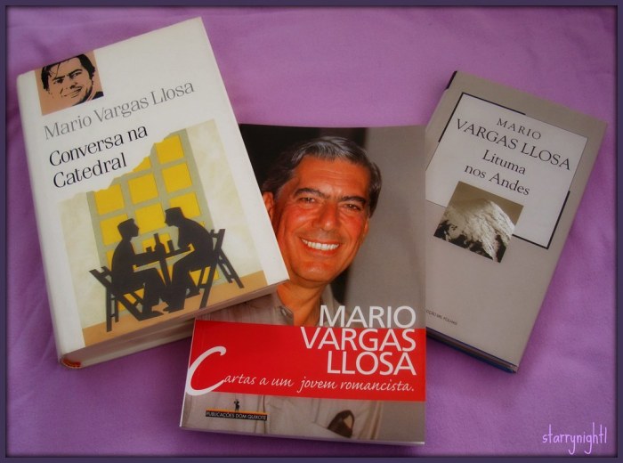 Leyó algunos libros de vargas llosa el año pasado